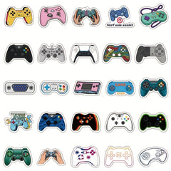 50 Game Controller Series Waterproof Stickers DIY Creative Toys