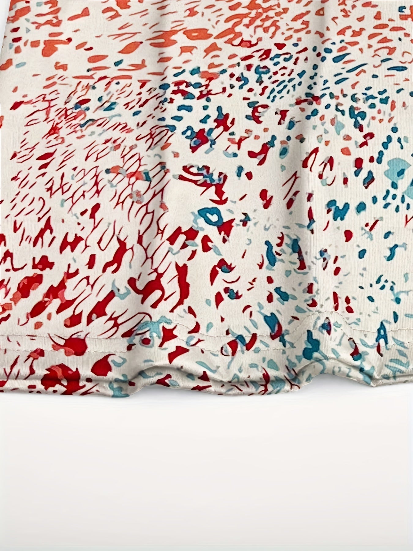 Abstract Print Cami Dress V Neck Maxi Dress Women's Clothing