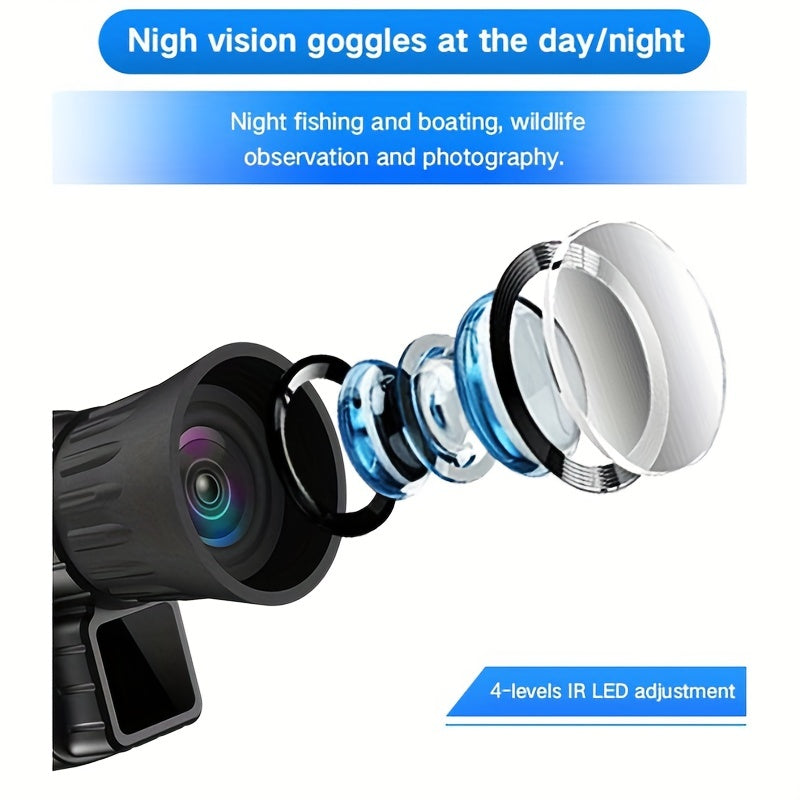 High Tech Digital Night Vision Monocular for Exploration and Fishing