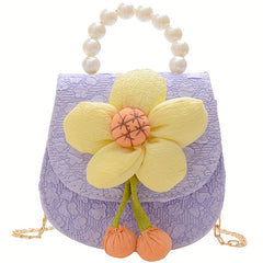 Faux Pearl Handbag Crossbody Bag Shoulder Bag Decorative Accessories