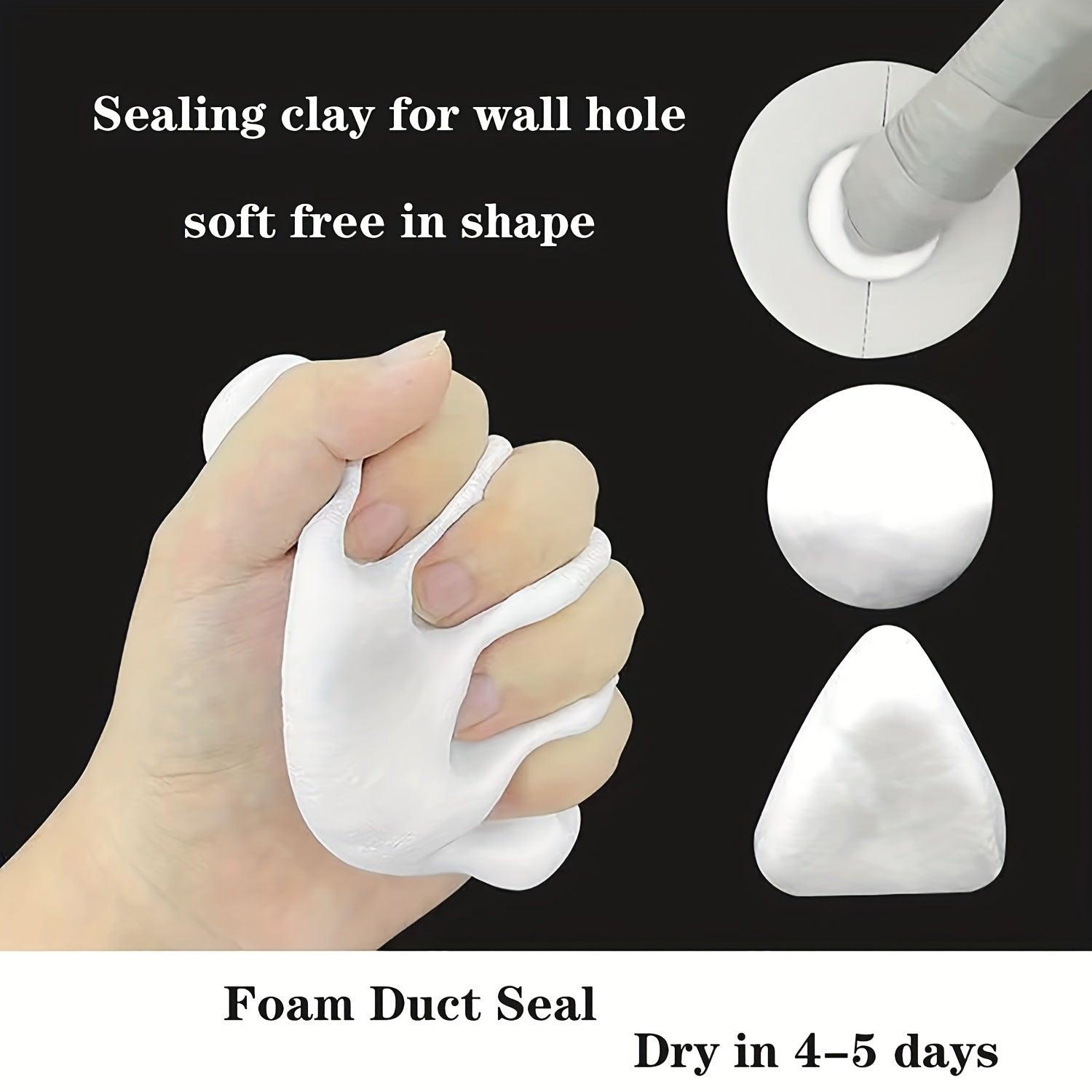 Waterproof Duct Seal Repair Sealing Clay Putty for Drain Connection Wall Hole