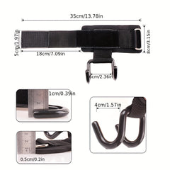 3pcs Pull Up Assist Set Elastic Strap Wrist Hooks Gym Power Training