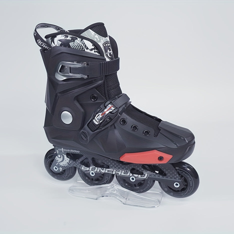 Adjustable Roller Skates for Kids and Adults - Stylish Letter Print