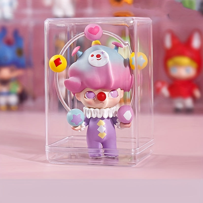 Small Model Storage Box Dust Proof Case Transparent Showcase Organizer