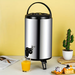 5L Portable Coffee Pot Stainless Steel Thermal Bucket Insulated Bucket