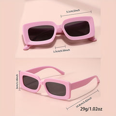 Y2K Rectangle Sunglasses UV400 Sun Shades Glasses