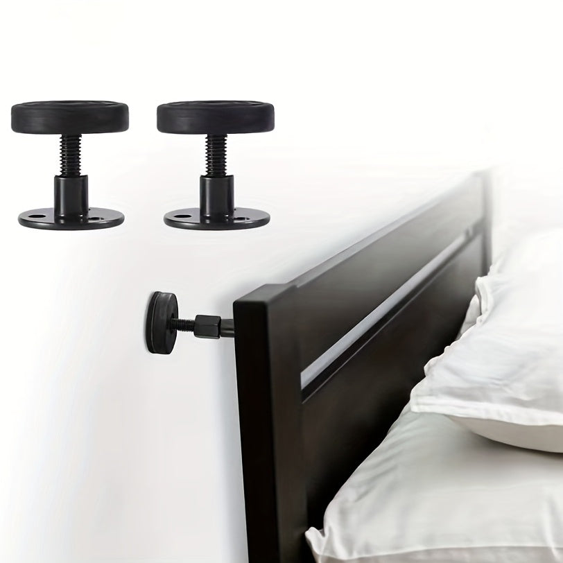2pcs Bedstead Anti Shake Tool Metal Adjustable Headboard Plug No Squeaky