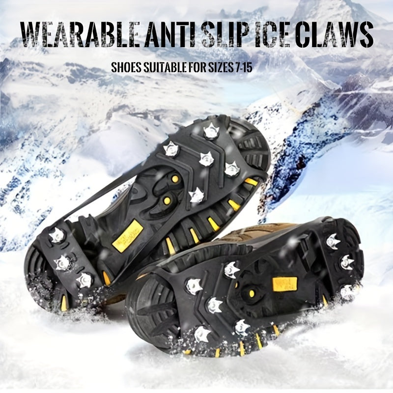 8 Teeth Crampons Snow Climbing Spikes Shoe Cover