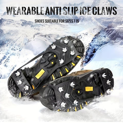 8 Teeth Crampons Snow Climbing Spikes Shoe Cover