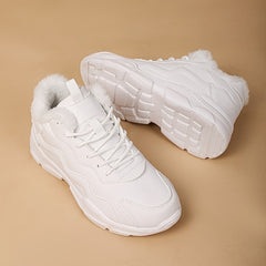 Women's Non-slip Medium Tube Snow Boots Thick Bottom Warm Sneakers