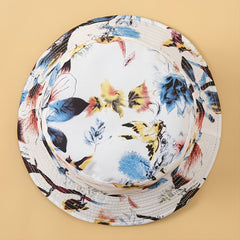 Classic Streetwear Bird Print Windproof Bucket Hat