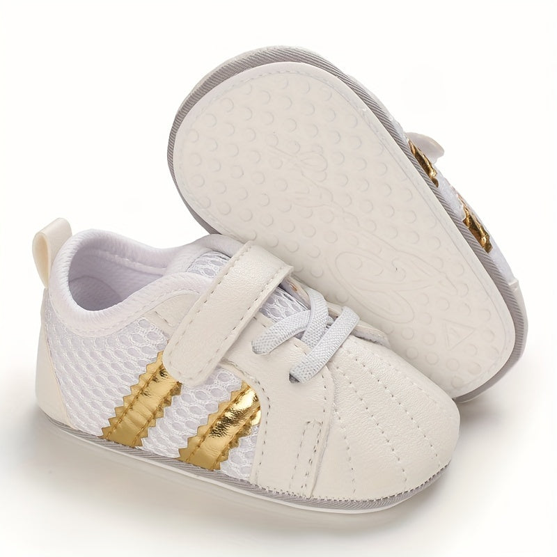 Breathable Mesh Sneakers For Baby Girls Lightweight Non Slip Shoes