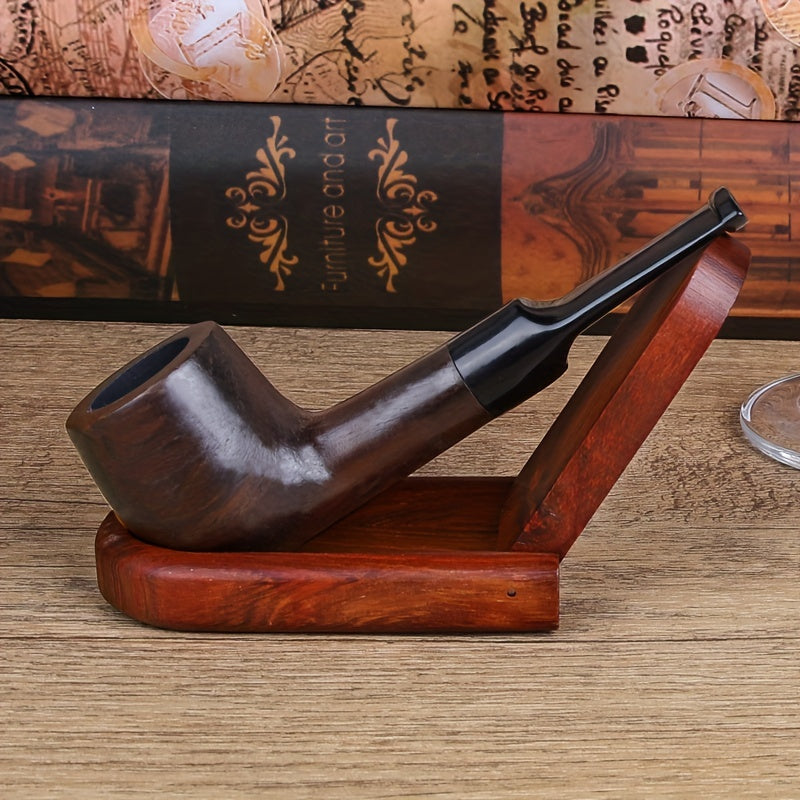 Classic Ebony Wood Smoking Tube for 9mm Filters
