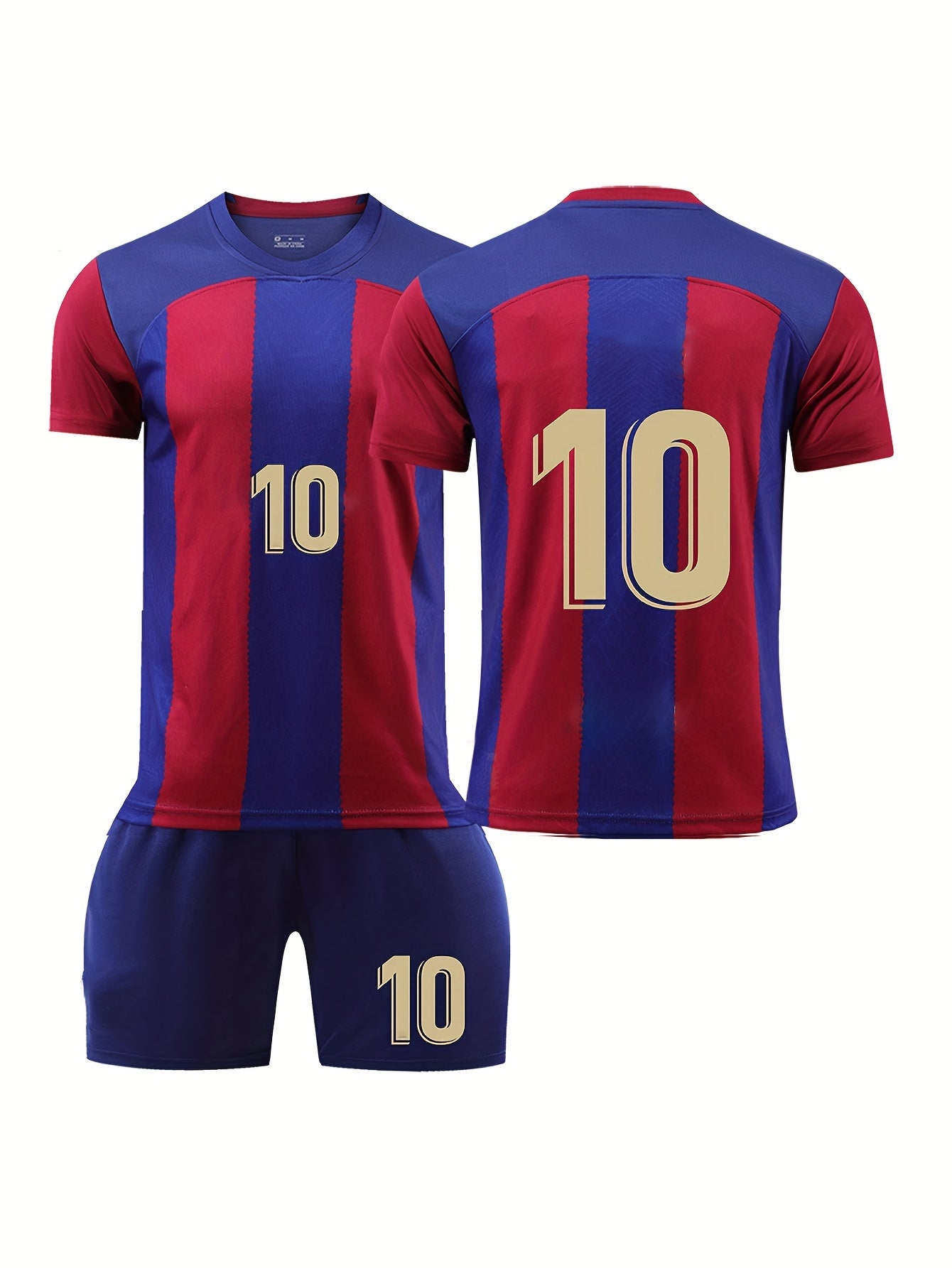 Kids Soccer Jerseys Set w/ Shorts - Sports Team Training Uniform