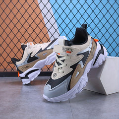 Boys Lightweight Soft Sole Sneakers Breathable Non Slip Hook & Loop Casual Shoes