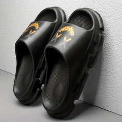 Men's Non Slip Platform Slides Soft Sole Cloud Slides Indoor Outdoor