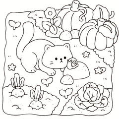 Cat Life Coloring Book for Adults - Relaxing Cat Illustrations