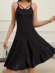 Sexy Solid Slip Nightdress Backless Sleep Dress Women's Sleepwear