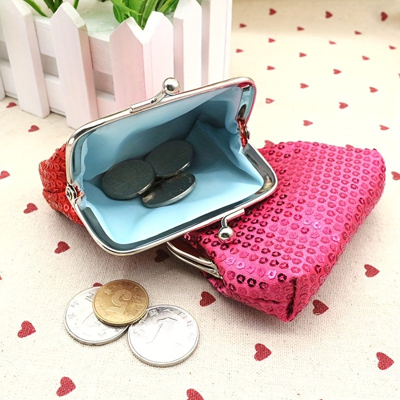 Sequin Coin Purse Key Bag Birthday Gift Clutch Bag Sequin Card Wallet