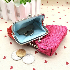 Sequin Coin Purse Key Bag Birthday Gift Clutch Bag Sequin Card Wallet