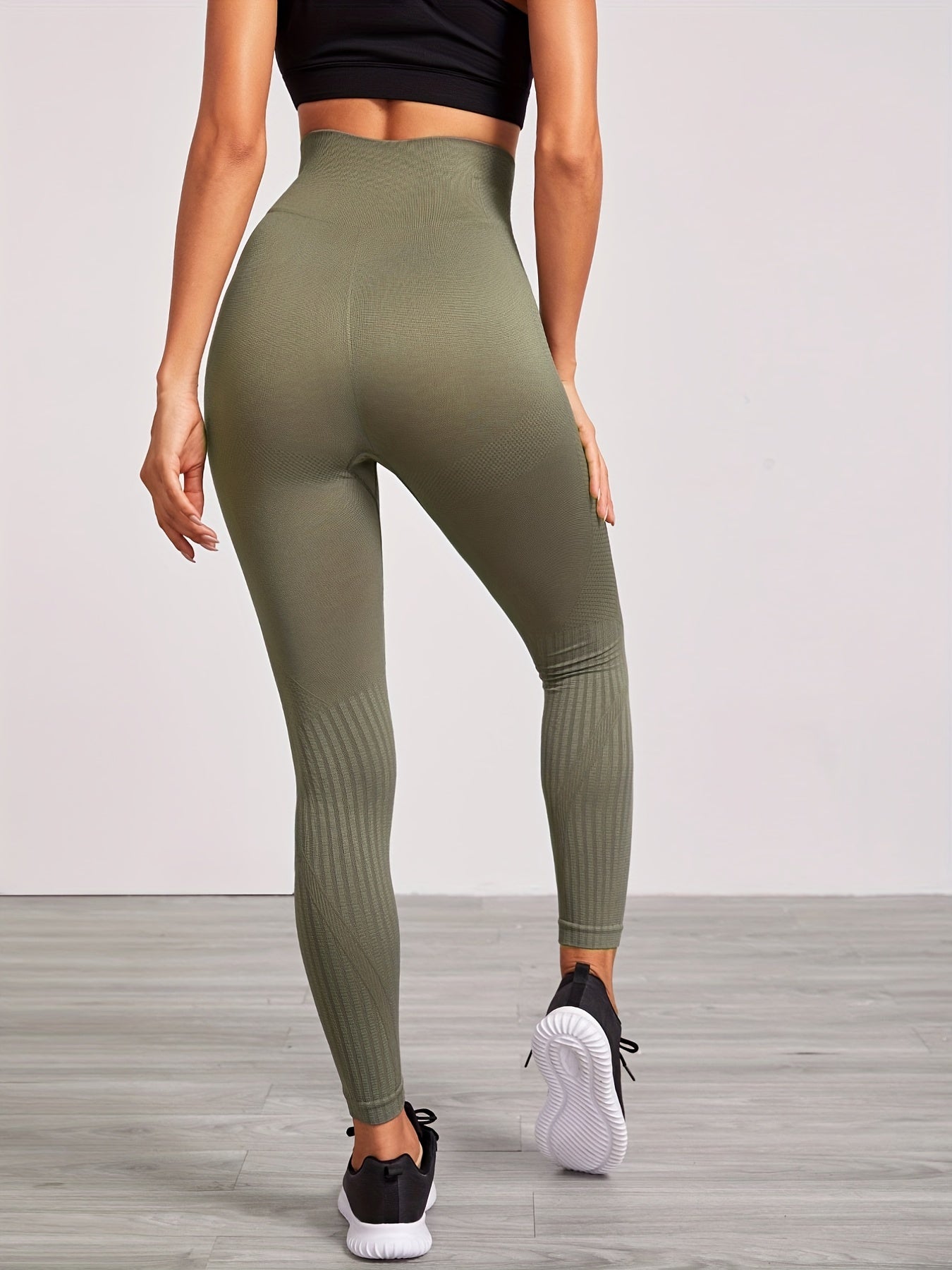 Seamless Running Yoga Pants Butt Lifting Slim Fitness Leggings
