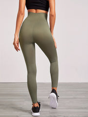 Seamless Running Yoga Pants Butt Lifting Slim Fitness Leggings
