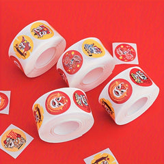 Chinese Year Stickers Spring Decoration Self Adhesive Party Label