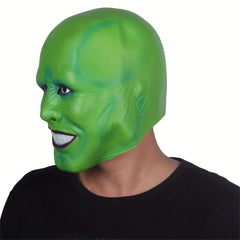 Men's Halloween Clown Face Mask Green Joker Mask