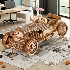 220pcs 3D Hand Painted Toy Cars Antique Car Building Blocks Sports Car