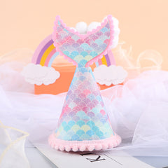 Mermaid Birthday Hats Headwear Party Supplies