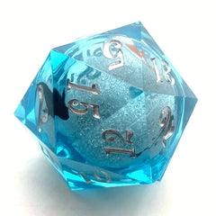 Creative Epoxy Resin Sharp Dice Liquid Core Mini Game Punishment Fun Dice