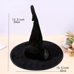 Velvet Magician Hat Halloween Prom Party Decor