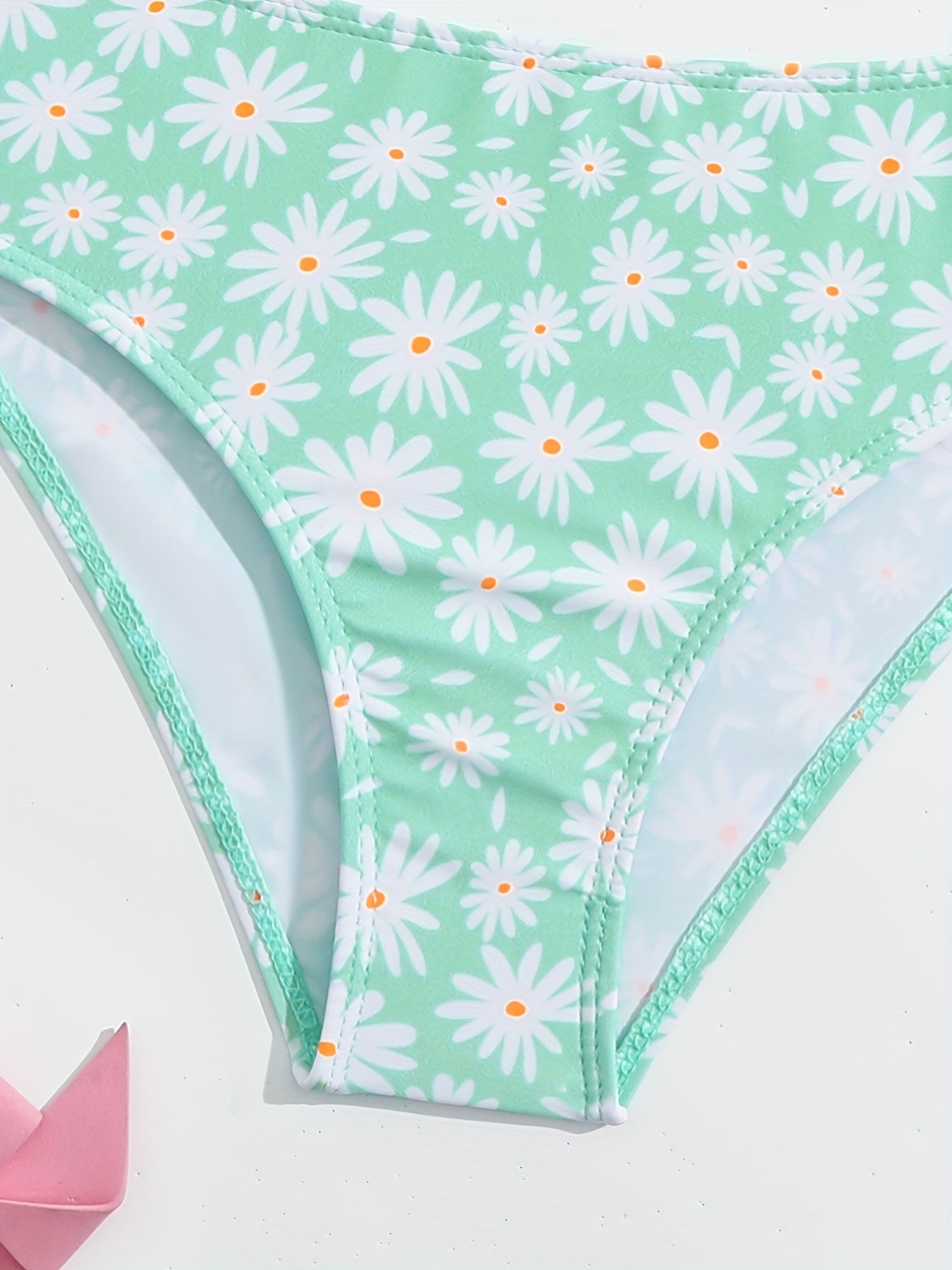 Girls Floral Cami Bikini Set
