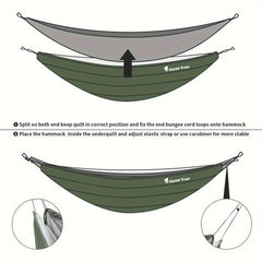 GEERTOP Lightweight Hammock Camping Quilt 3-4 Seasons Under Quilt