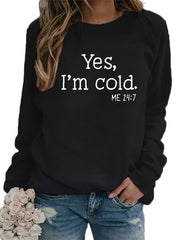 Casual Crew Neck Long Sleeve Sweatshirt Women's Clothing
