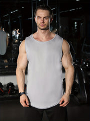 Men's Summer Sleeveless Shirt Active Stretch Tank Top