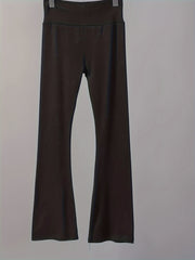 Flared Leg High Waisted Sports Pants