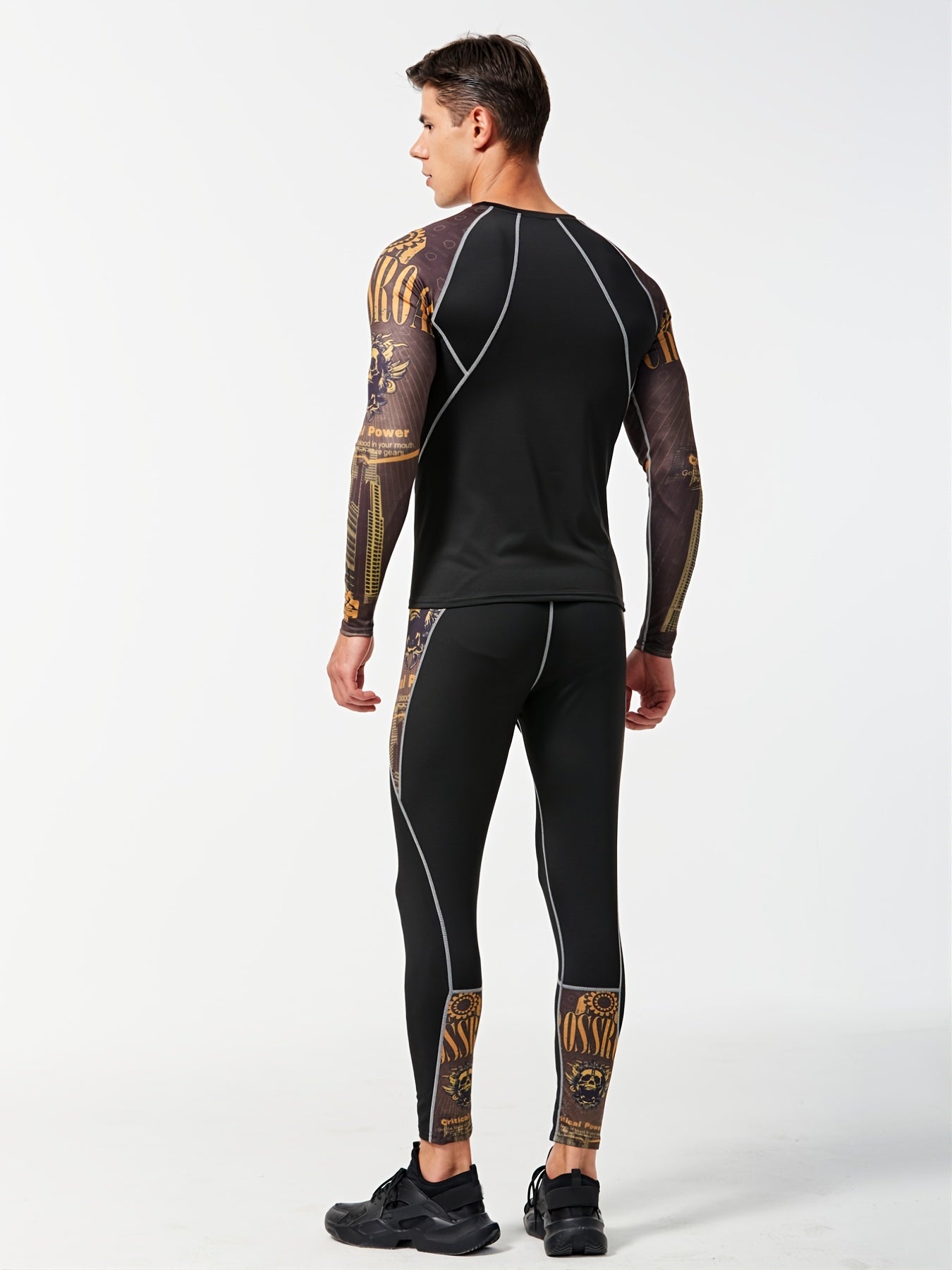 Men's Quick Dry Fitness Suit for Basketball Running Yoga
