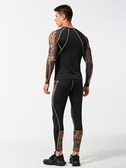 Men's Quick Dry Fitness Suit for Basketball Running Yoga