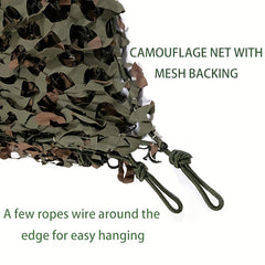 Camouflage Netting Bulk Roll Blinds Sunshade Mesh for Camping Car Sun Shelter