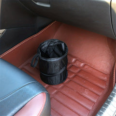 Car Trash Can Collapsible Pop-up Waterproof Bin Vehicle Garbage Basket
