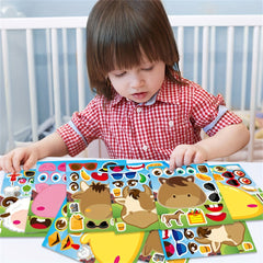 24pc Children's Farm Animal Stickers DIY Craft Party Game Supplies