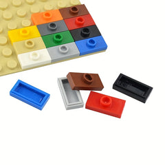 80pcs DIY Thin Brick Assembles Particles Building Blocks Kid Toys