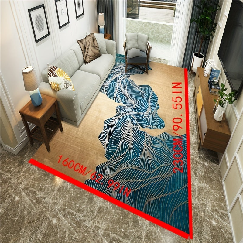Stylish Non-Slip Nordic Area Rug for Home Decor