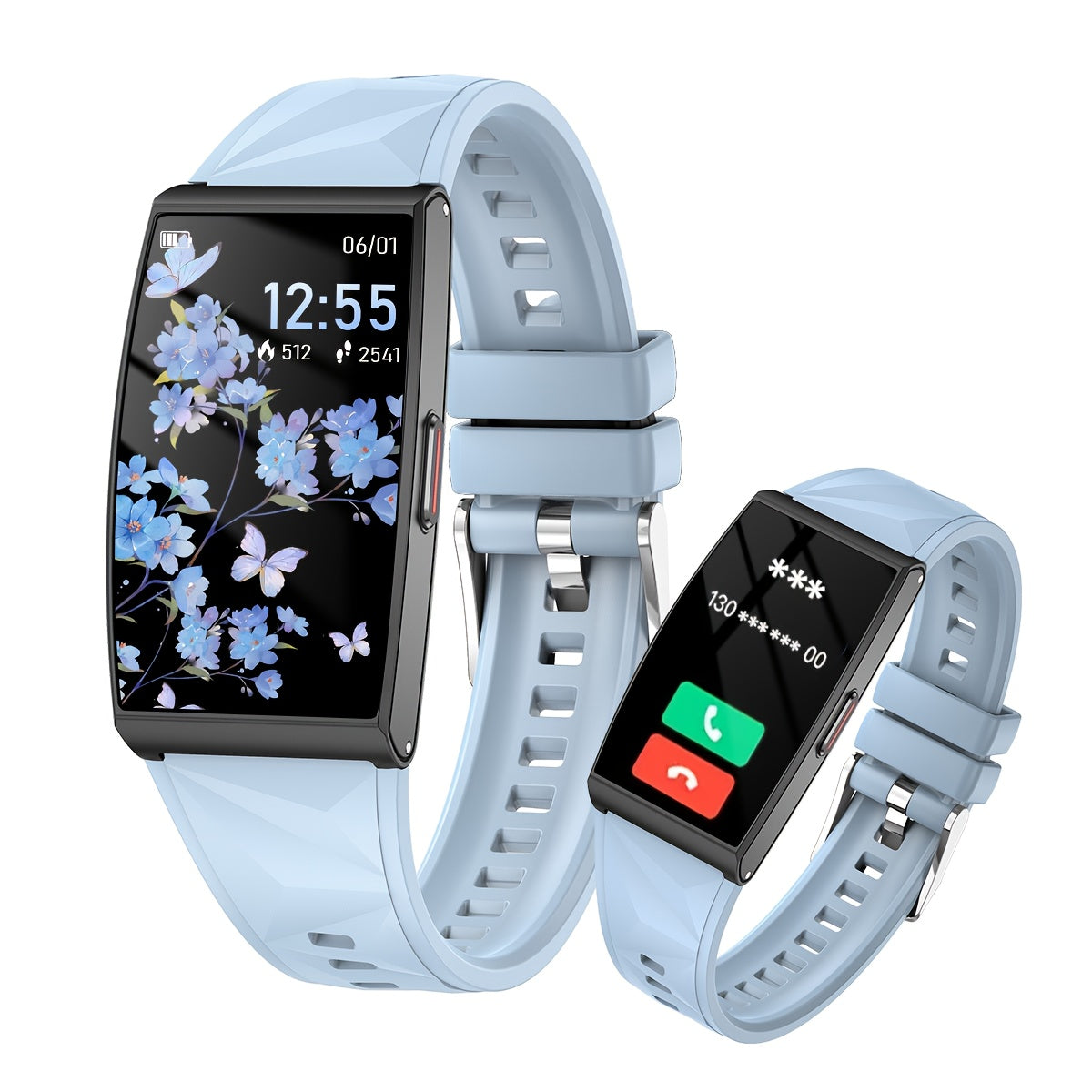 Unisex Smartwatch with Wireless Calling and HD Touchscreen Camera Control