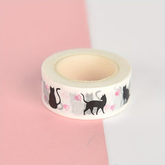 1 Pc Cartoon Cat Paper Washi Tapes Decorative Adhesive Tapes
