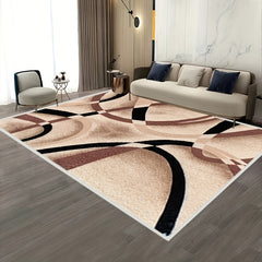 Large Modern Geometric Area Rug with Anti-slip Backing - 5.90 x 8.53ft