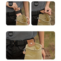 Outdoor Foraging Bag Fruit Picking Waist Hanging Bundle Pockets