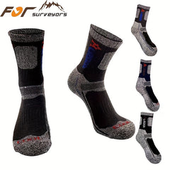 Thickened Padded Crew Socks for Mountaineering & Hiking