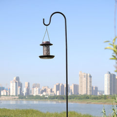 Outdoor Shepherd's Hook for Plants & Bird Feeders